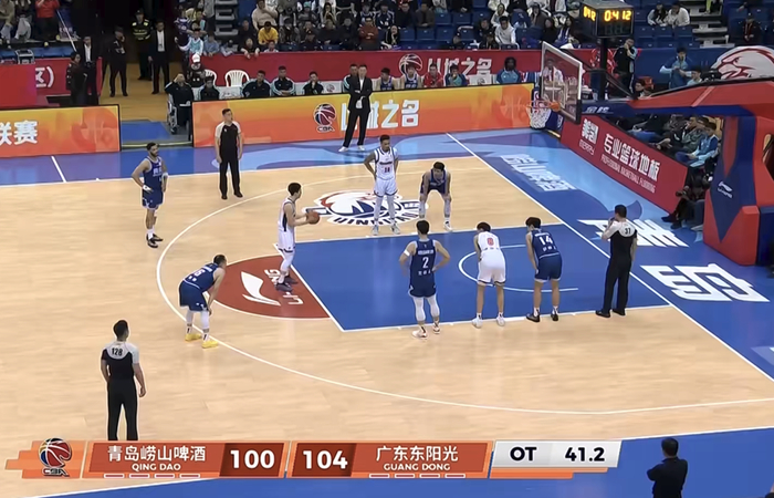 CBA常规赛末轮激战：广厦力克山东广东加时险胜